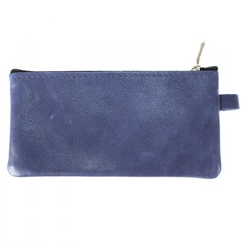 Футляр для ключей Croco-кл-500 (на молнии) натуральная кожа синий крек (217) 208979