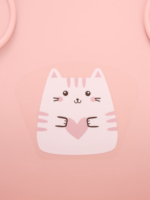 Нагрудник детский, светло-розовый