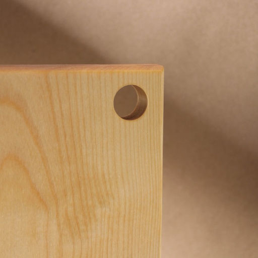 Доска разделочная деревянная с отверстием Adelica, 26162 см, покрыта маслом, цельная берёза фото 3