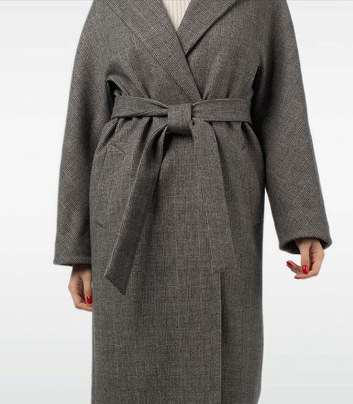 Пальто женское демисезонное Classic Reserve (пояс) - El podio фото 12