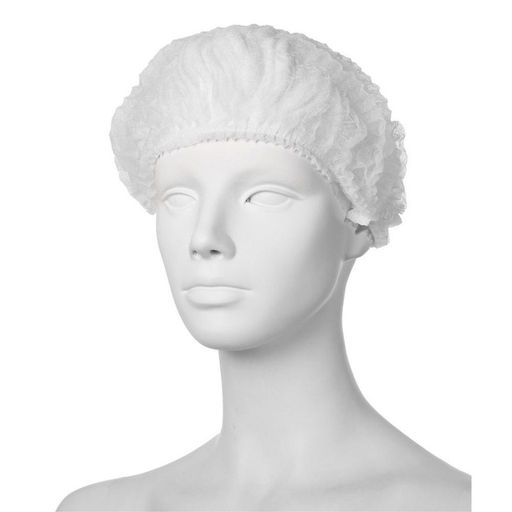 Kristaller Шапочка-клип спанбонд, белый, 50 шт  фото 2