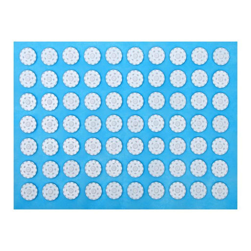 Цена за 2 шт. Аппликатор «Кузнецова», 70 колючек, спанбонд, 23×32 см, голубой.