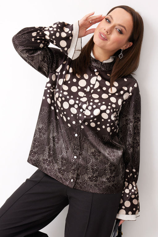 Блуза BegiModa 4145 шоколад