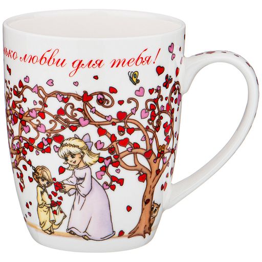 КРУЖКА LEFARD ДЕРЕВО СЕРДЕЦ 400 МЛ  фото 2