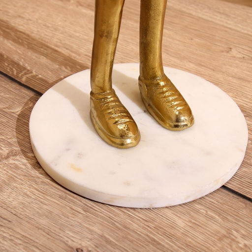 Конфетница двойная «Кролик угощает», 19×26×48 см, алюминий