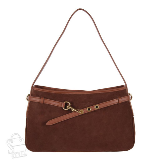 Сумка женская кожаная 6639CYAA brown Polina&Eiterou  в Новосибирске