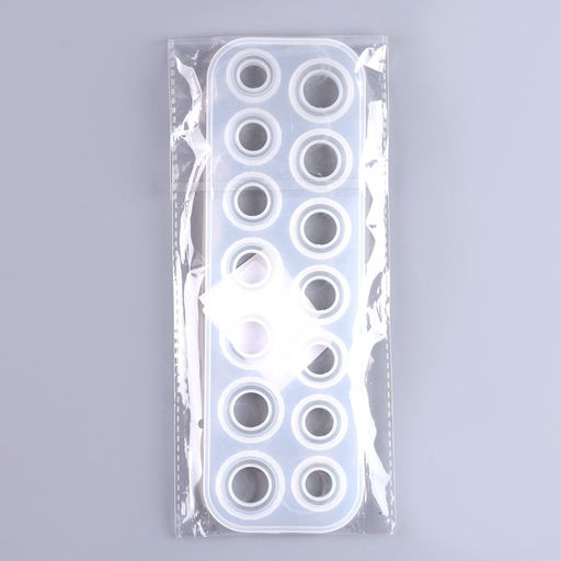 Молд силиконовый  «Кольца», 14 форм колец