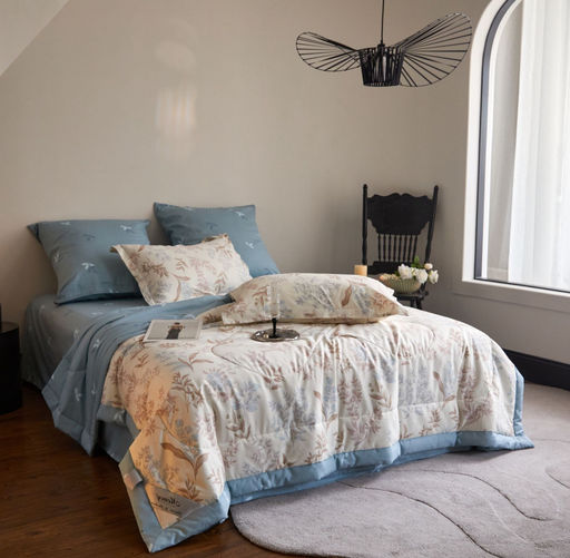 Одеяло Mency Cotton с простыней и навлочками ODMENC011 Семейный