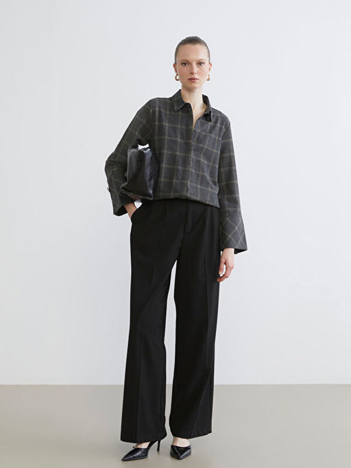 Ekose Kad?n G?mlek Tunik