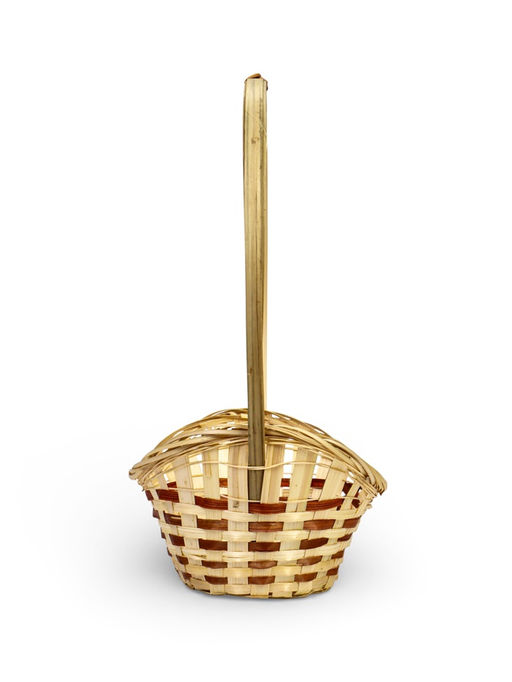 Корзина плетёная для хранения «Ладья», 24×17×8 см, бамбук