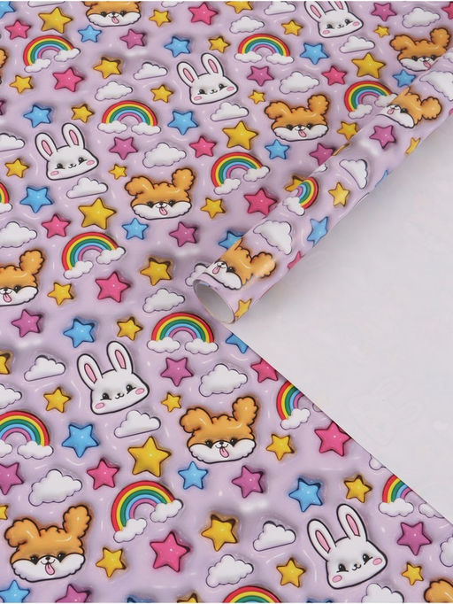 Цена за 10 шт. Бумага упаковочная глянцевая «Праздник», 70 × 100 см