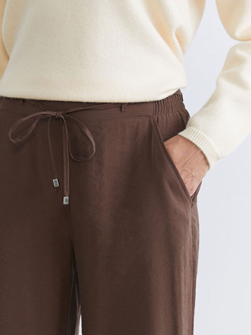 Beli Lastikli Geni? Pa?a Kad?n Pantolon