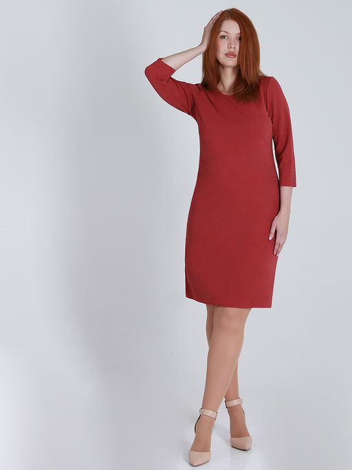 Платье розовое с люрексом - Almond фото 2