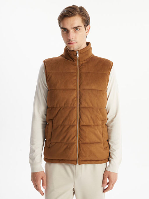 Slim Fit Dik Yaka Erkek ?i?me Yelek