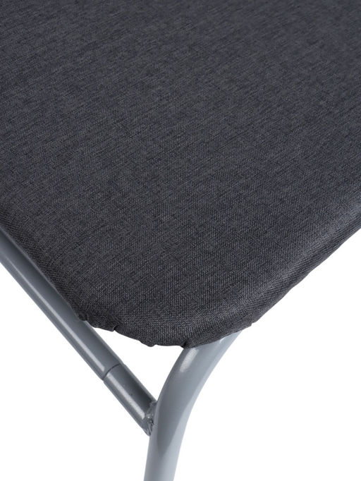 Стул для кухни разборный «Титан», обивка рогожка, цвет титан/серый