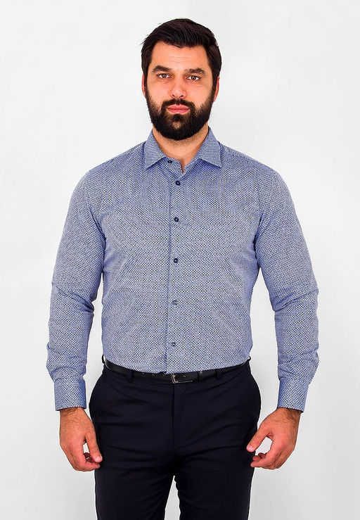 Сорочка мужская длинный рукав GREG 224/131/8/ZV