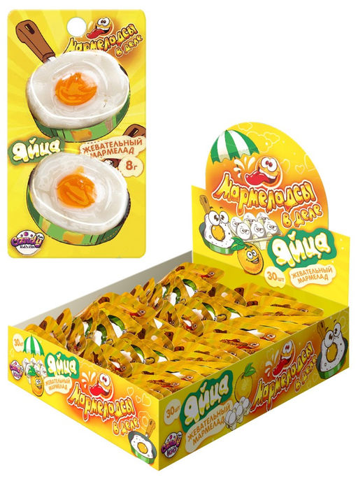 Жевательный мармелад Мармеладсы в деле ЯЙЦА, 30 шт.