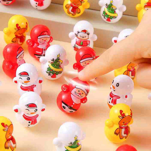 Игрушка мини-неваляшка "Новогодняя", антистресс 9046656