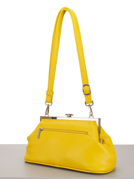 LACCOMA сумка Фиона-Ф826-желтый эко кожа хлопок  фото 2