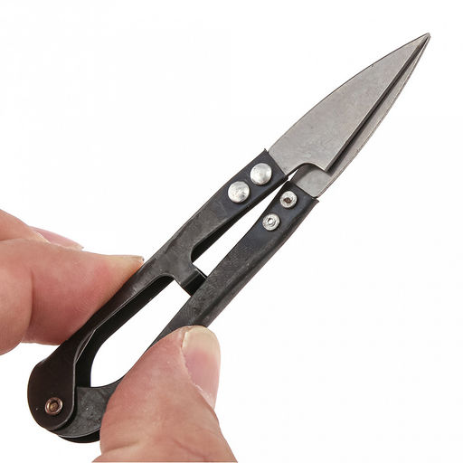 Ножницы швейные для распарывания швов, обрезки ниток 9,7х2,1х0,8см, металл, в п/эт пакете - Домашняя мода фото 7