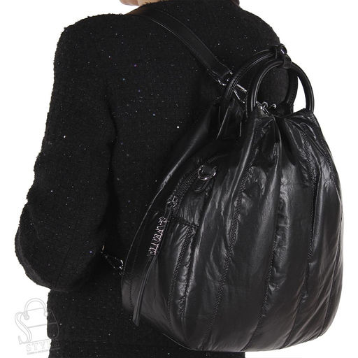 Рюкзак женский 69091-5 black Velina Fabbiano-Safenta в Новосибирске