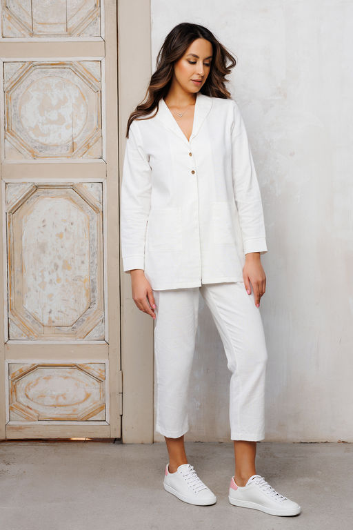 323-1 Жакет льняной женский