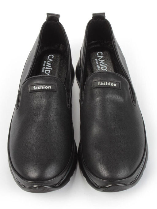 01-5018-1 BLACK Ботинки демисезонные женские (натуральная кожа) 39