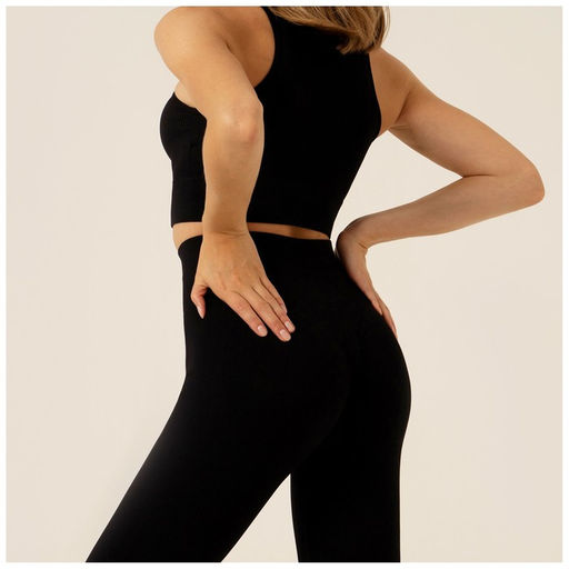 Легинсы женские спортивные ONLYTOP, размер 42 (S), чёрные