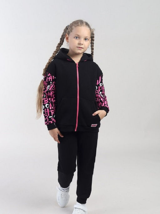 CRB wear / CWKG 63941-22 Толстовка для девочки,черный  фото 2