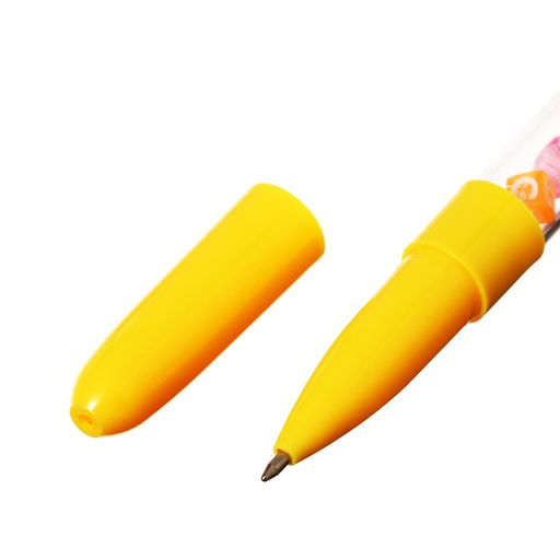 Цена за 36 шт. Ручка - прикол гелевая, с кубиками, «Утка», МИКС