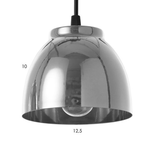 Светильник подвесной BayerLux «4111/3», 3×40 Вт Е27, хром, d=13.5 см, h=10.5 см