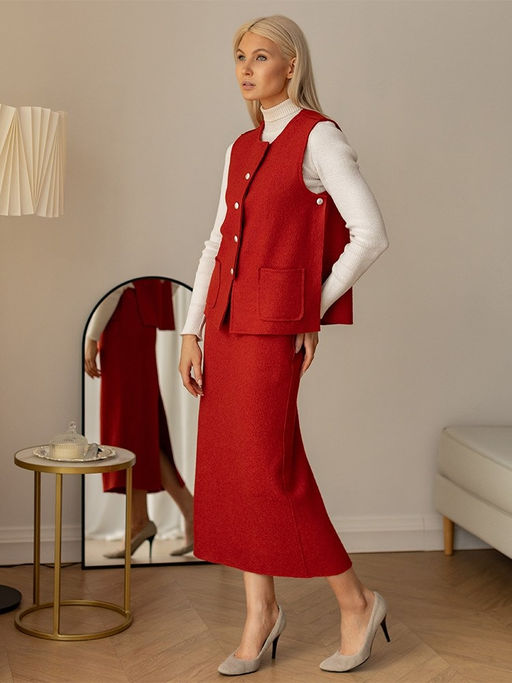 Юбка шерсть 60%, вискоза 40% - Волтри фото 2