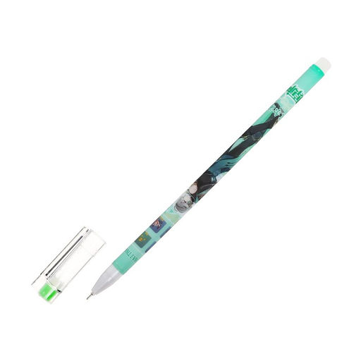 Цена за 12 шт. Ручка гелевая, 0.5 мм, синий стрежень, «Аниме», МИКС