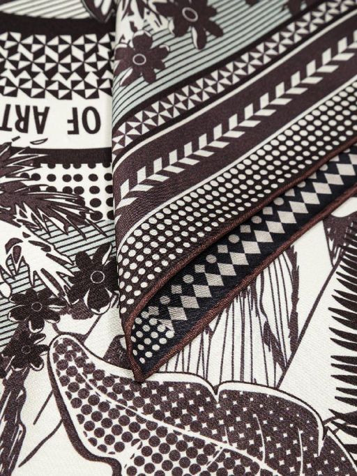 Платок жен. шелк 90х90 E04-8376-16 - Eleganzza фото 11