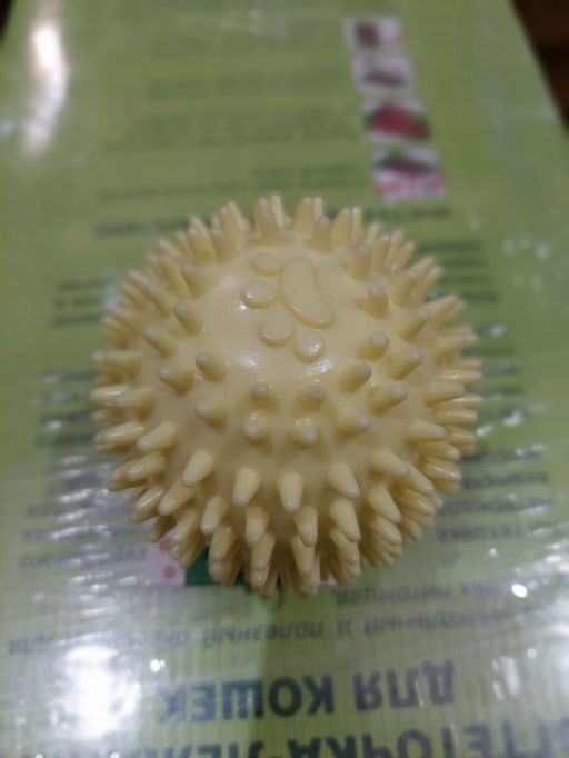 Игр. д/соб. резина Мяч с шипами 8 см Алиса YB-TPR130