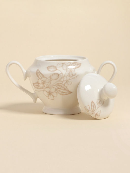 Сахарница SL Home «Аманде», 350 мл, 17×11×12 см, фарфор, белая