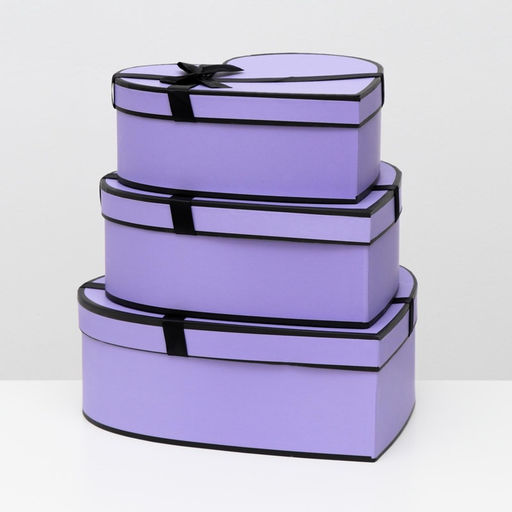 Набор подарочных коробок сердце 3 в 1, 33?32?11.5 - 26?25?9.5 см