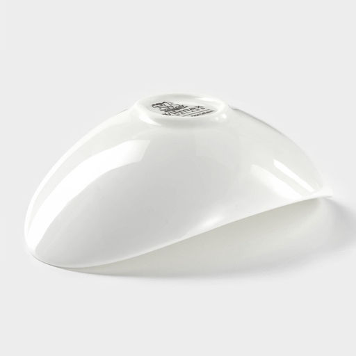 Салатник Wilmax Olivia, 13.5×9.3 см, фарфор, белый