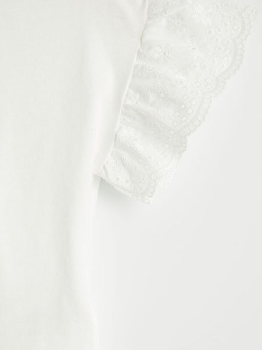 Bisiklet Yaka K?z ?ocuk Ti??rt