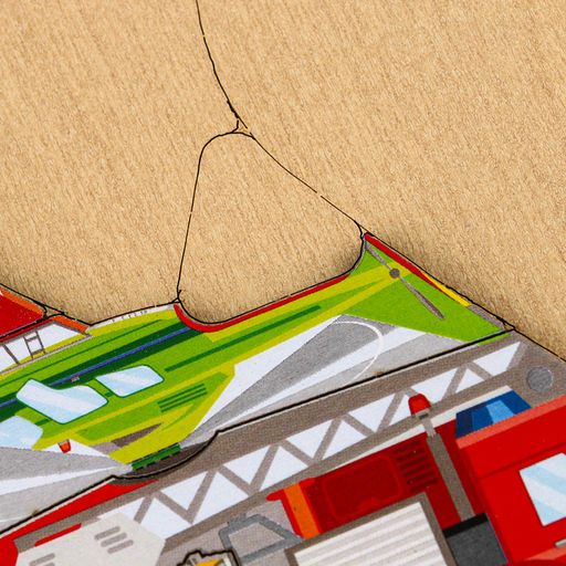 Рамка - вкладыш Лесная мастерская «Все виды транспорта», 26 деталей