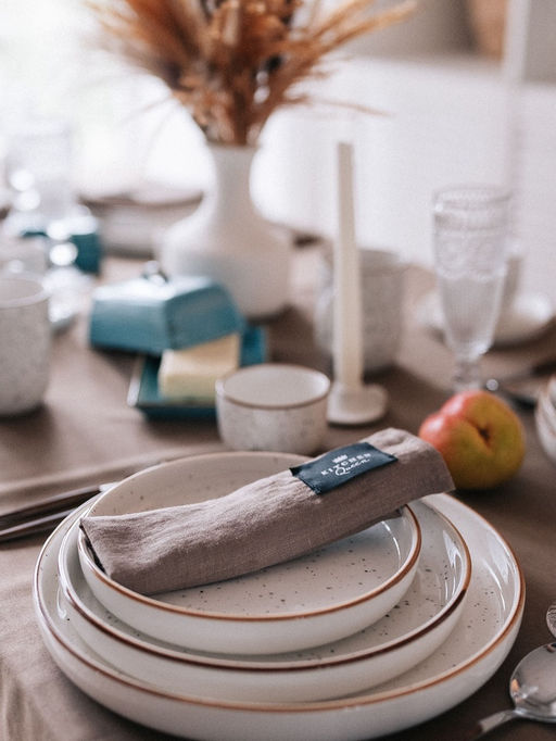 Тарелка Magistro Queil, d=23.6 см, фарфор, белая