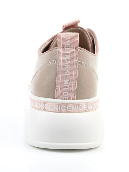 03-M27-24 BEIGE Полуботинки женские (натуральная кожа)