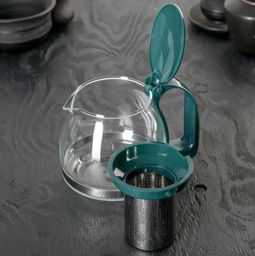 Чайник заварочный Decotto-AS-750 с пластик ручкой, фильтр из нерж ст, 0,75 л, Mallony арт.910111  фото 6