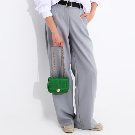 Сумка-мессенджер на клапане, цвет зелёный - Simaland фото 3