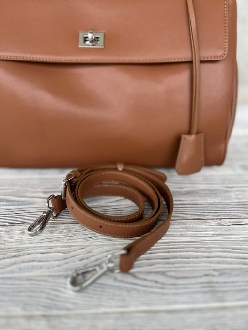 Женская кожаная сумка-портфель 8399-3 Рыжий - Sergio valentini фото 8