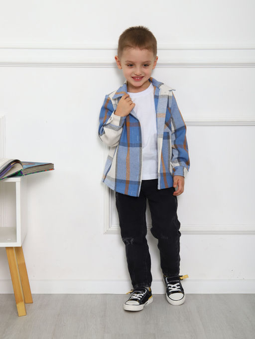 РБ014 Рубашка "Клео" (голубой)