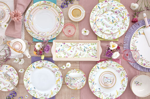 Набор чашек с блюдцами Пение птиц, 0,08 л, 2 шт - Easy life фото 4