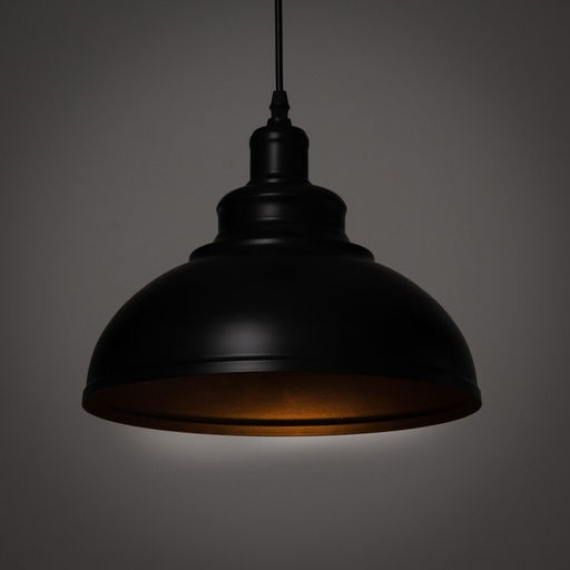 Светильник 1250/1BK E27 40 Вт черный 30×30×24-124 см