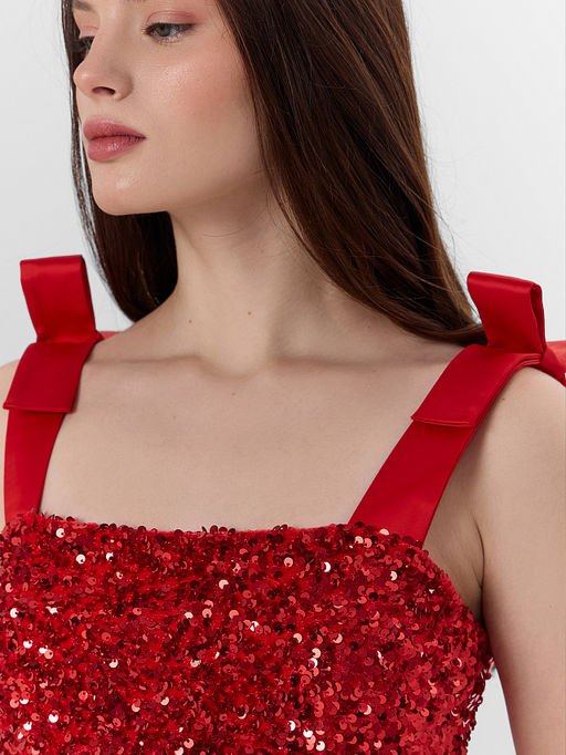 Топ женский Mark Formelle x Ольга Бузова с пайетками фото 4