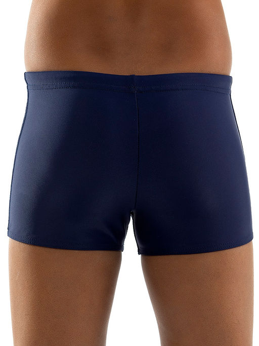 8510 Плавки-шорты детские однотонные с логотипом - Chersa фото 4